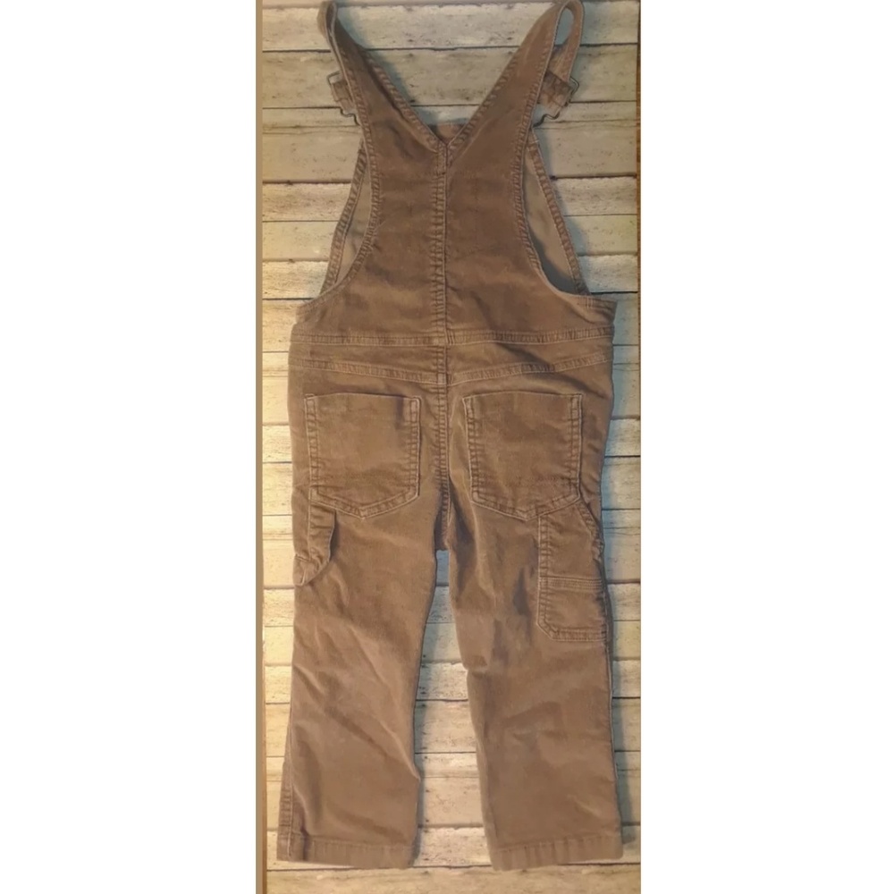 Sold! Oshkosh Brown Khaki Corduroy Overalls Pants - Picture 3 of 6
